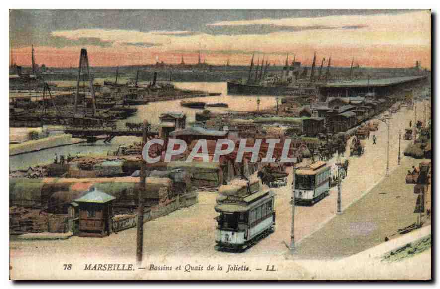 Marseille — Bassins et Quais de la Joliette — LL. n°78