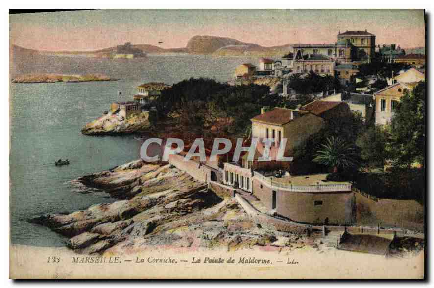 Marseille — La Corniche — La Pointe de Maldorme — Lévy Fils et Cie, Paris