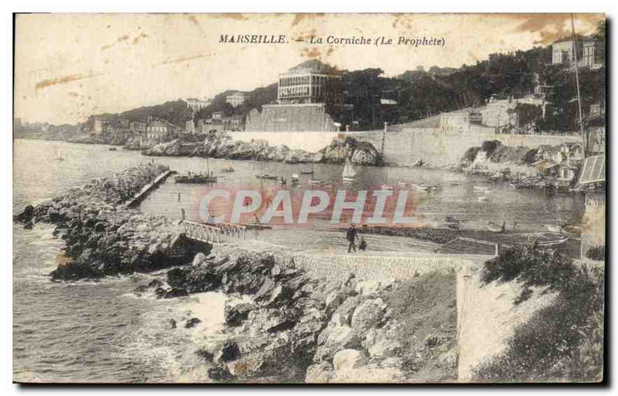 CPA Marseille La Corniche Le Prophete 
