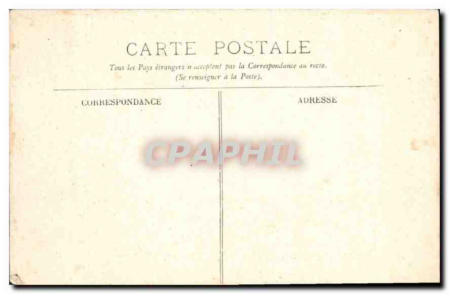 CPA Marseille Quai du Port et Rue de la Republique  — Rückseite