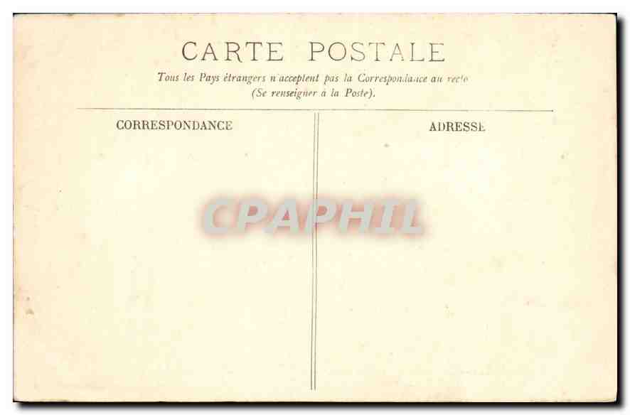 CPA Marseille le chateau d'If et les Iles du Frioul coucher de Soleil  — Verso
