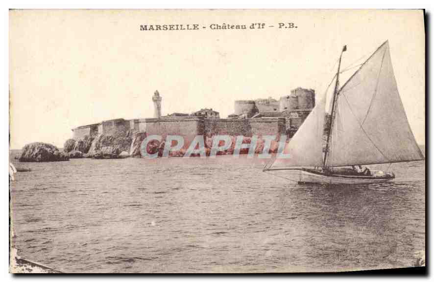 CPA Marseille chateau d'If Bateau