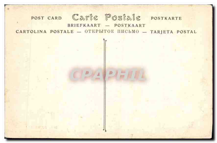 CPA Djidjelli La jetee par gros temps  — Verso