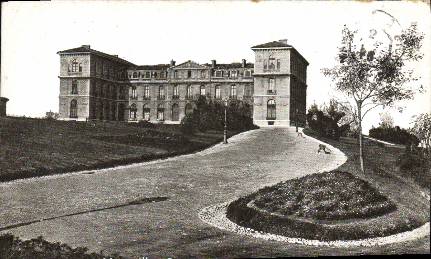 CPA Marseille Jardins du Pharo et Institu Pasteur 