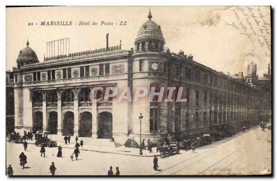 CPA Marseille hotel des Postes 
