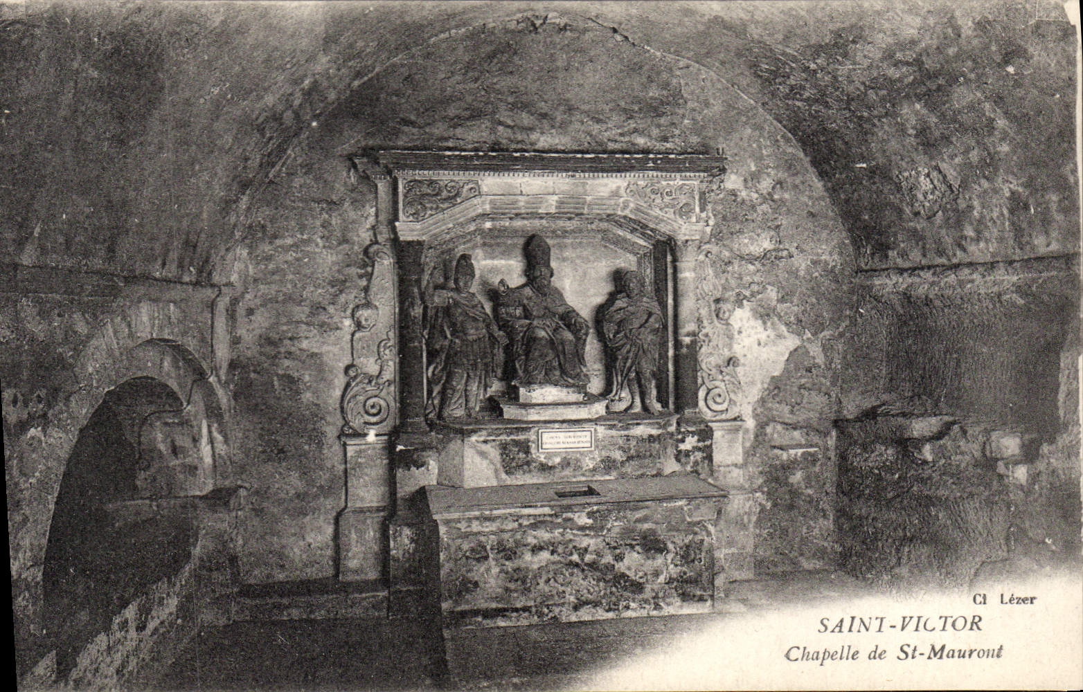 CPA Saint Victor Chapelle de St Mouront 