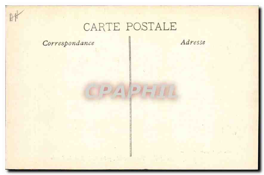 CPA Marseille vue generale prise de N D de la garde  — Verso