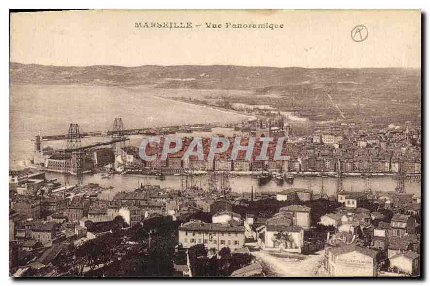 CPA Marseille vue panoramoque 
