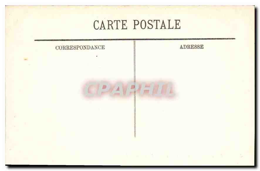 CPA Marseille le Quai du Port et la Rue de la Republique Tramway — Rückseite