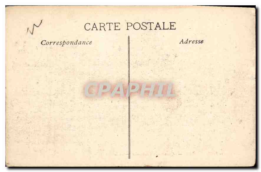 CPA Marseille Quai de la Fraternite — Verso