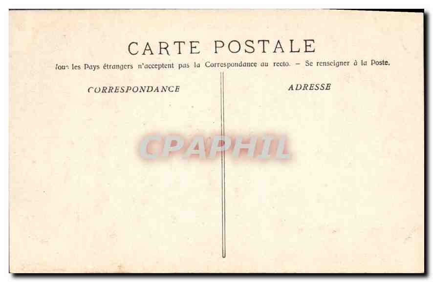 CPA Marseille la Rue Noailles Tramway  — Verso