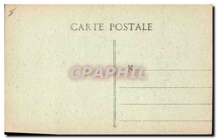 CPA Marseille place Castellane fontaine Jules Cantini le Torrent  — Rückseite