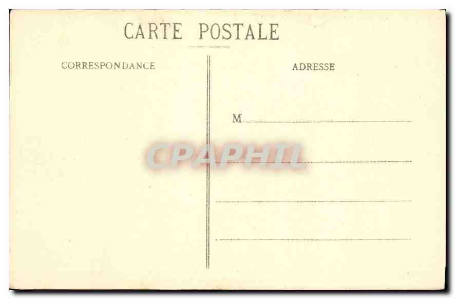 CPA Marseille le Prado vu du Rond Point Tramway — Verso