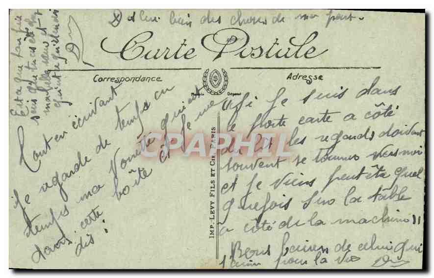 CPA Marseille le chateau d'If bati par Francois I et qui servit longtemps de Prison d'Etat Bateau  — Verso