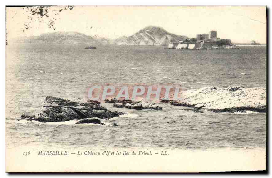 CPA Marseille le chateau d'If et les Iles du Frioul 