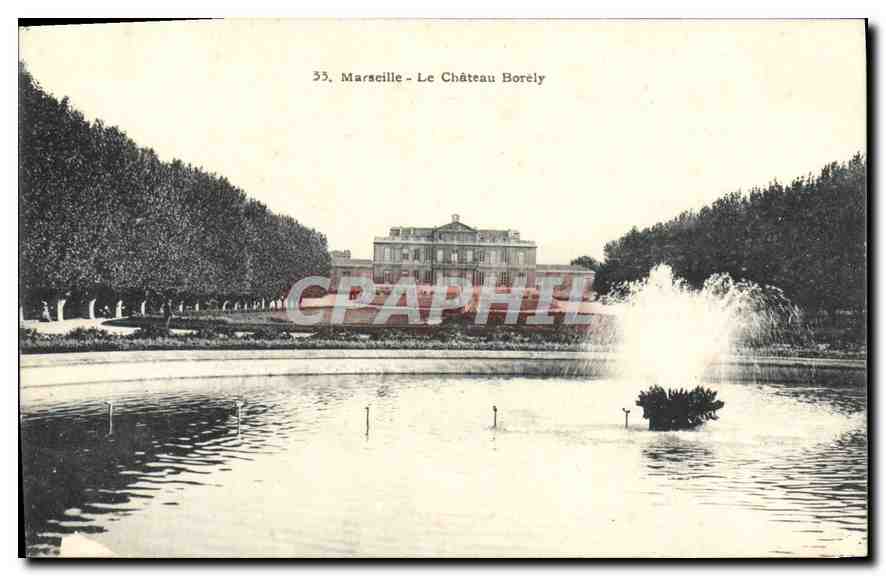 CPA Marseille le chateau Borely 