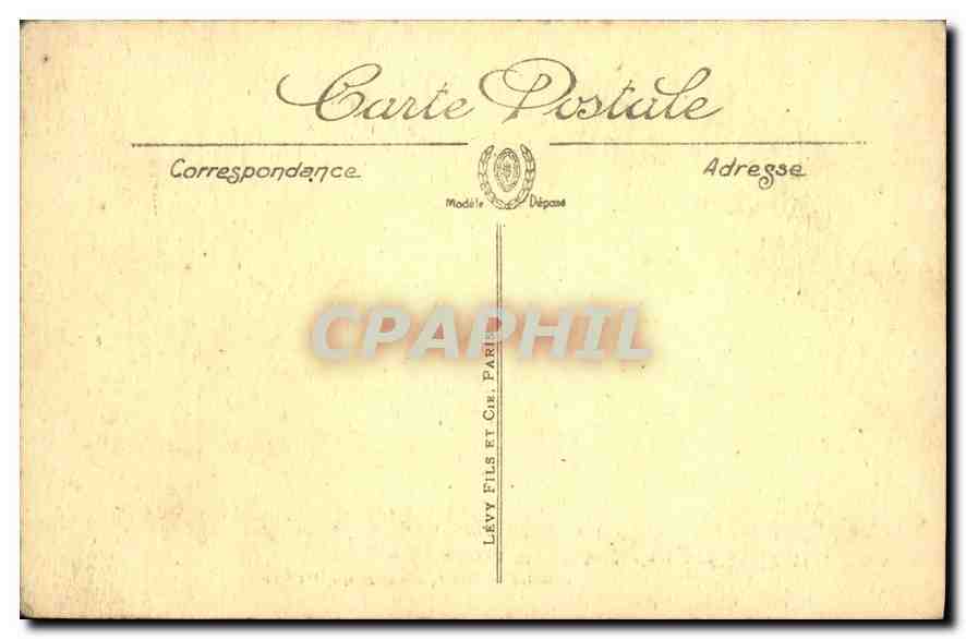 CPA Marseille coucher de soleil le chateau d'If et les Iles  — Rückseite