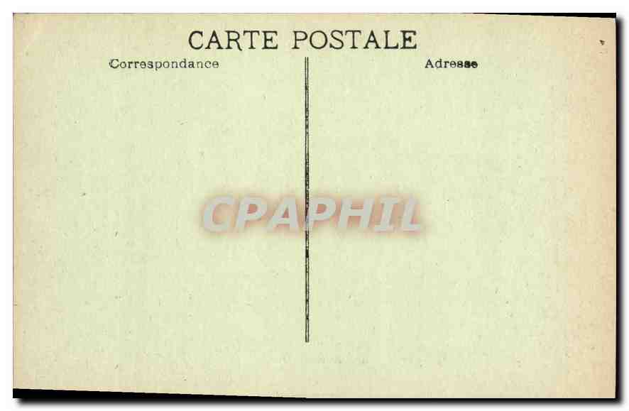 CPA Marseille le chateau d'If Bateau — Verso
