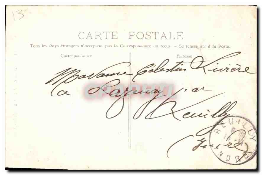 CPA Marseille Ascenseur et Notre Dame de la Garde  — Rückseite