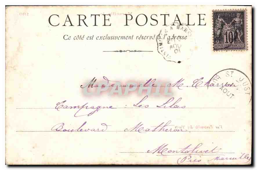 Vue d'ensemble des Ports de Marseille — La Bonne — éditeur non visible — Verso