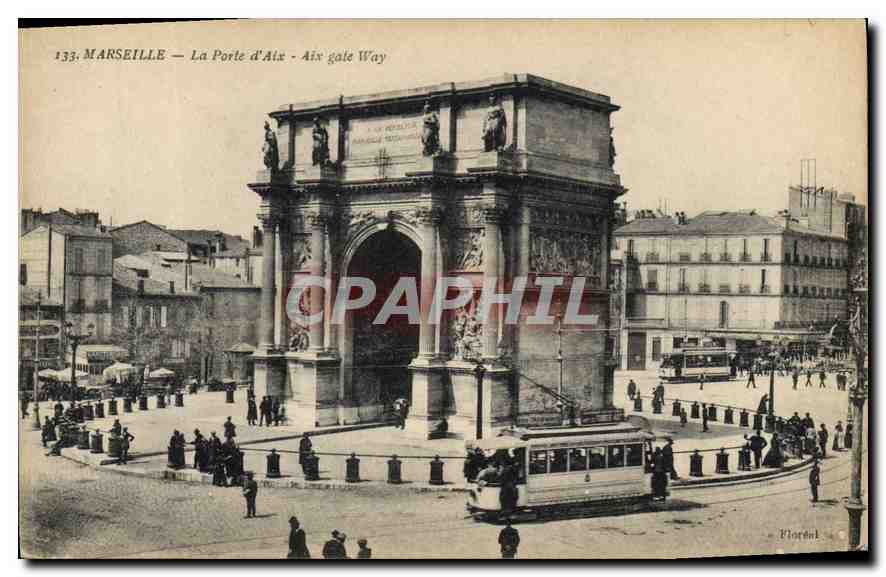 CPA Marseille la Porte d'Aix Tramway