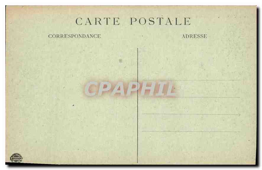 CPA Marseille la Porte d'Aix Tramway — Verso