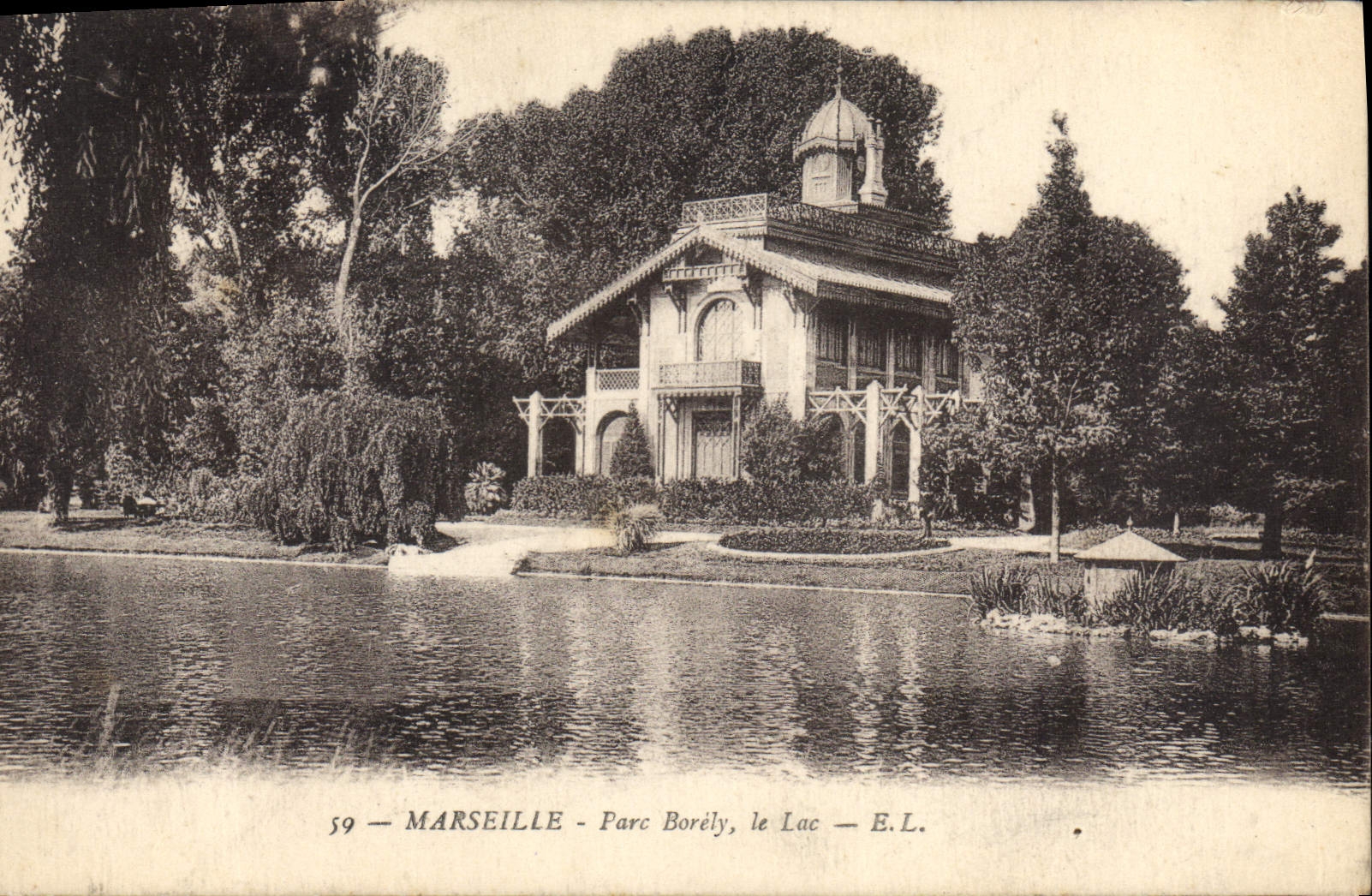 CPA Marseille parc Borely le lac 