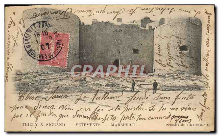Prisiones del Castillo d'If — Marsella — Thiéry & Siggrand