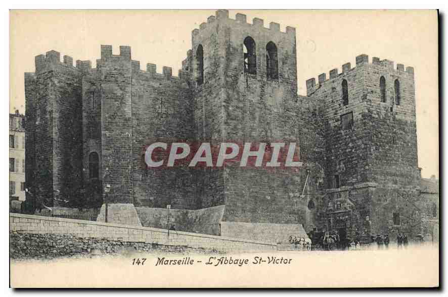 CPA Marseille l'Abbay St Victor 