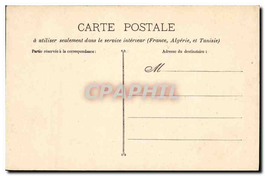 CPA Marseille l'Abbay St Victor  — Verso