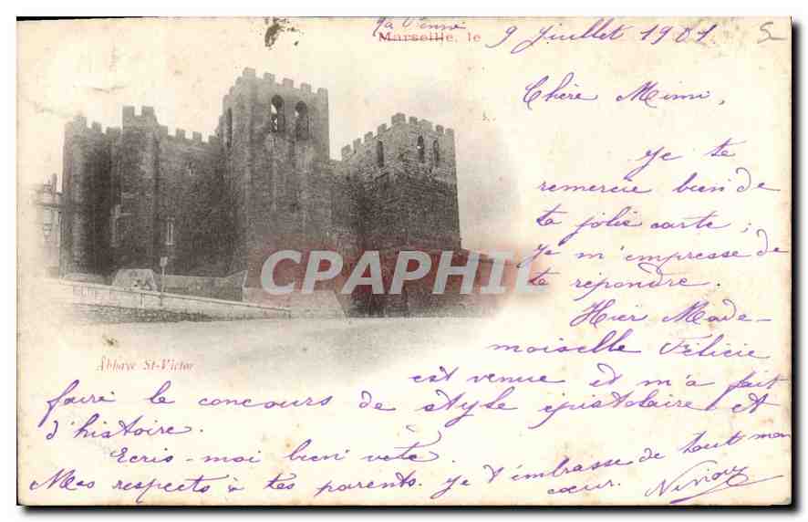 Abadía de San Víctor — Marsella — editor no visible