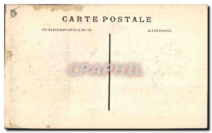 CPA Marseille la rue de la Republique Tramway — Verso