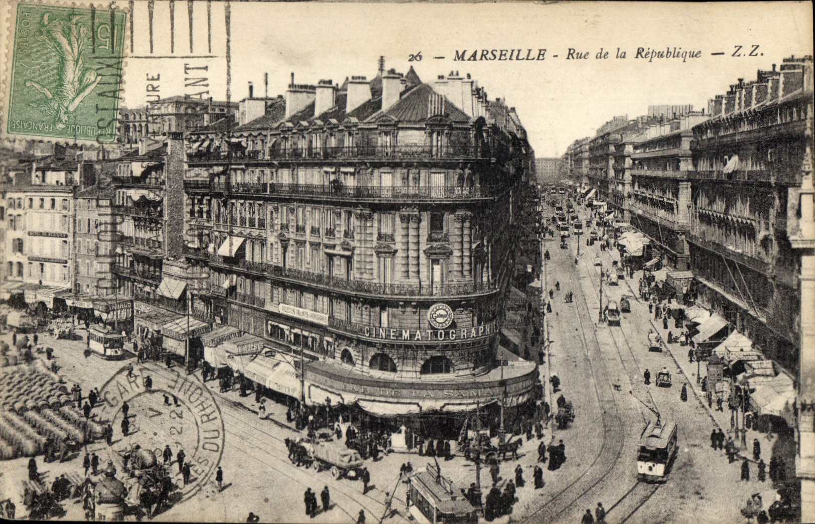 Marseille - Rue de la République — Z.Z. — Cinématographie