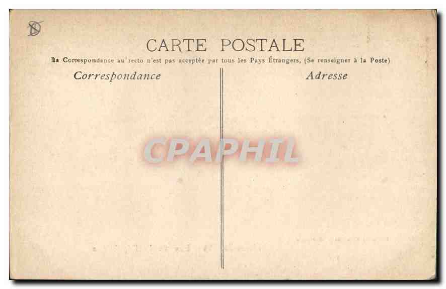 CPA Marseille Rue de la Republique Tramway  — Rückseite