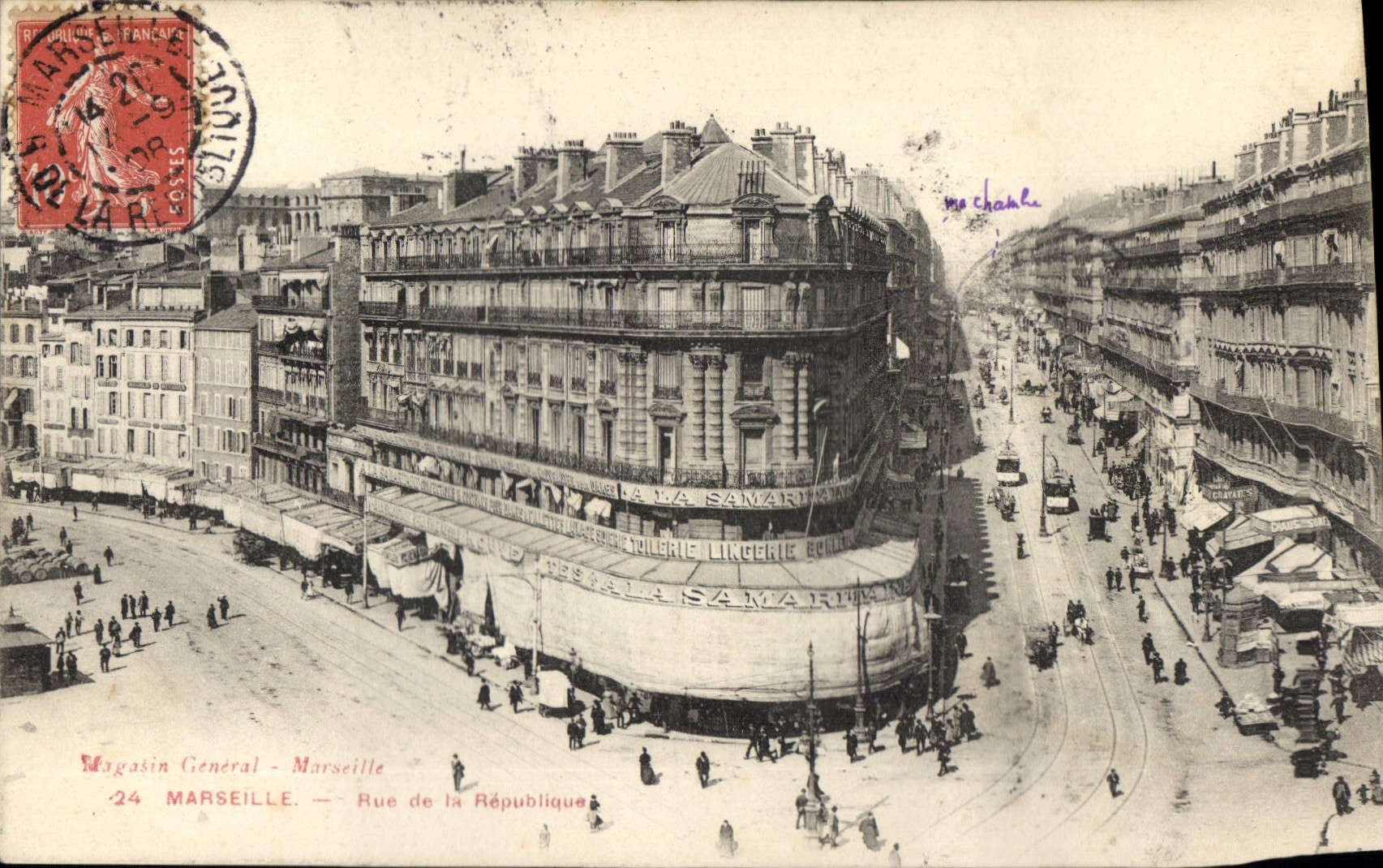 CPA Marseille Rue de la Republique  