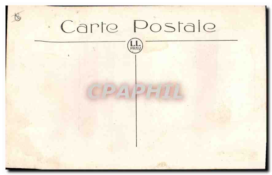 CPA Marseille Rue de la Republique Tramway  — Rückseite