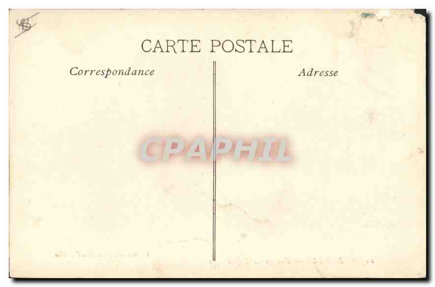 CPA Marseille la Rue de la Republique Tramway — Rückseite