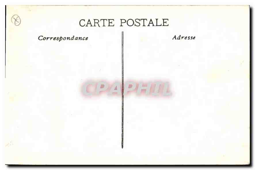 CPA Marseille Rue de la Republique Tramway   — Rückseite