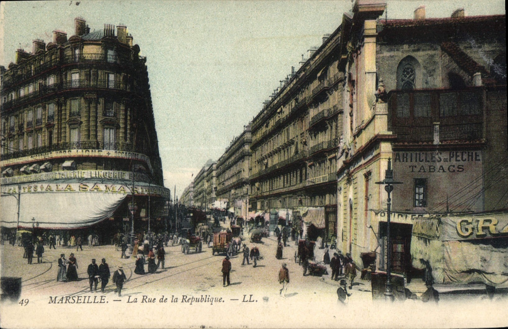 Marseille — La Rue de la République — LL.