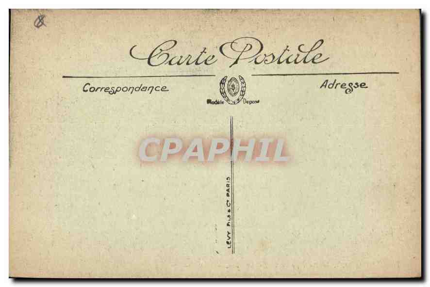 CPA Marseille Rue de la Republique Tramway   — Rückseite