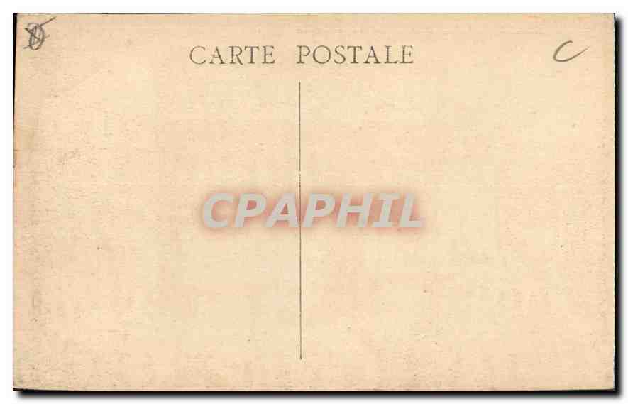 CPA Marseille Rue de la Republique Tramway   — Rückseite