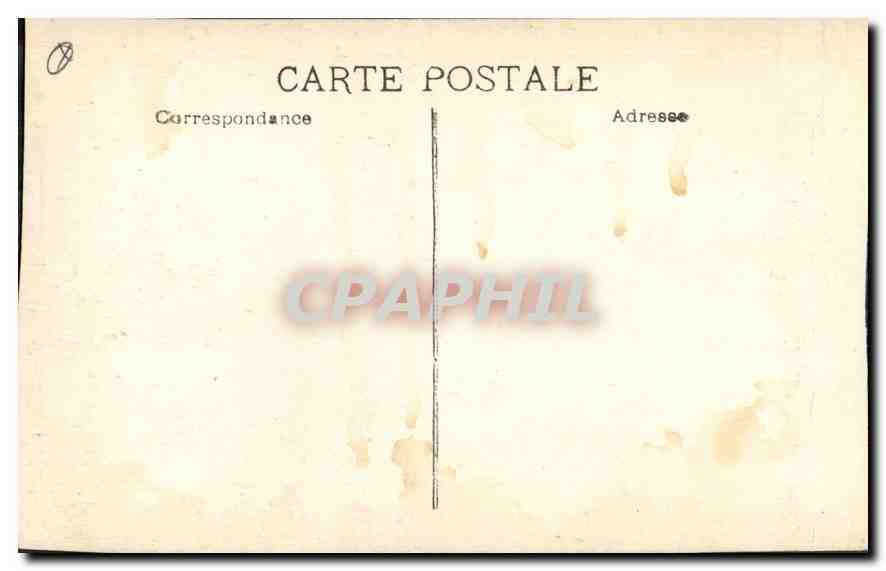 CPA Marseille Rue de la Republique Tramway   — Rückseite