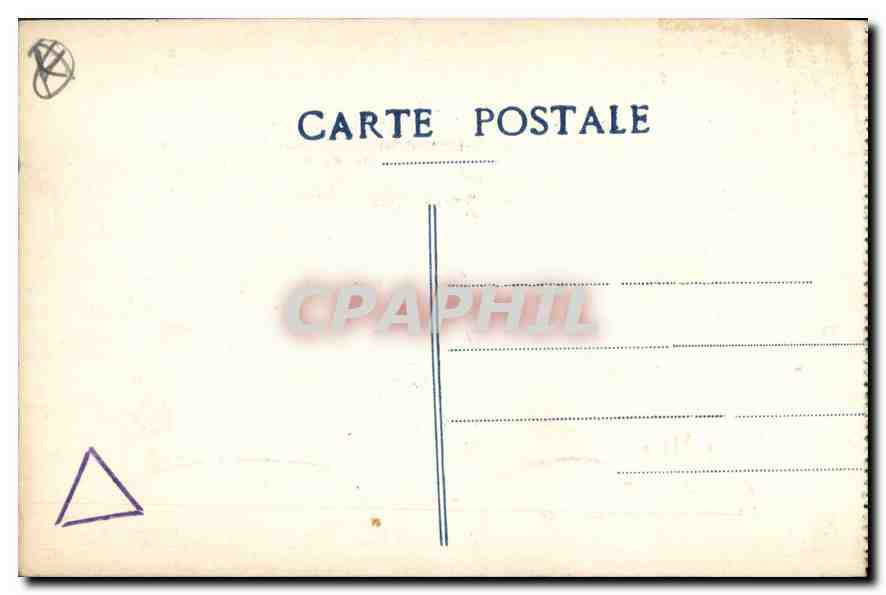 CPA Marseille la Rue de la Republique Tramway   — Rückseite
