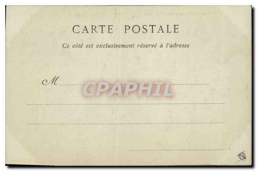 CPA Marseille Perspective de la Rue de la Republique Tramway   — Rückseite