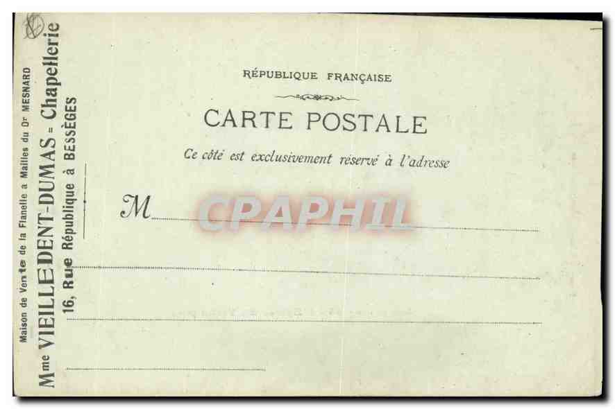Marsella - 34 - La Entrada del Puerto Viejo — Fototipia E. Lasou, 1er, rue Toulagran — Reverso