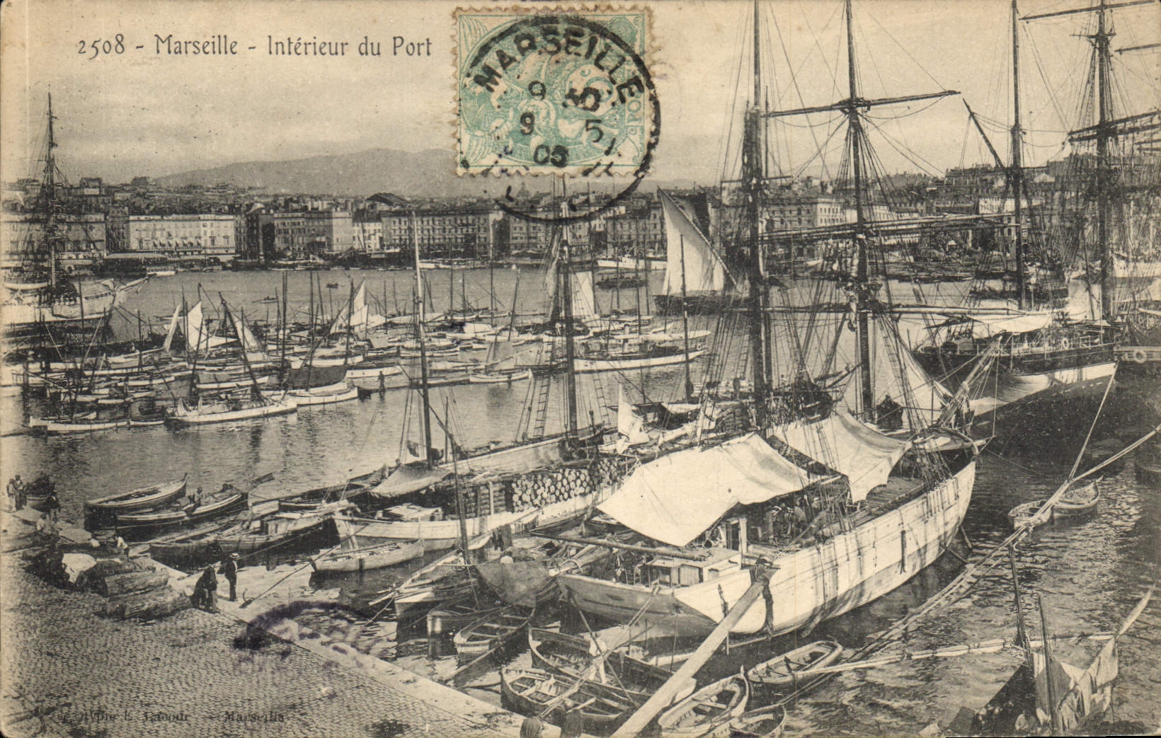 Marseille — Intérieur du Port — Éditeur : Le Téboud, Marseille