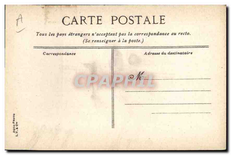 Marseille — La Place aux huiles — L.V. & Cie — Verso