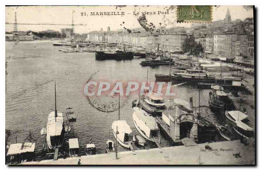 CPA Marseille le Vieux Port Bateaux