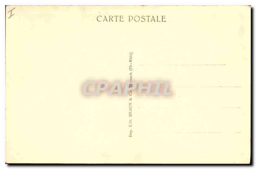 CPA Colmar galerie Molly  — Rückseite