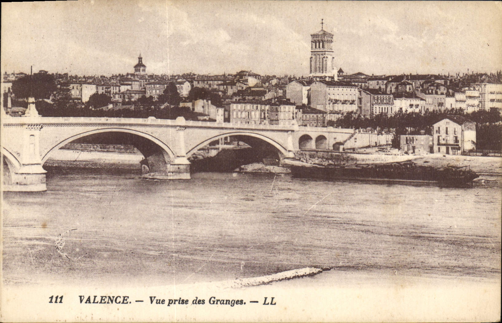 Valence — Vue prise des Granges — LL, n°111